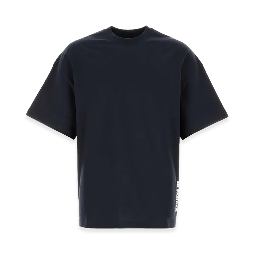 Jil Sander Cotton T-Shirt "Midnight Blue"