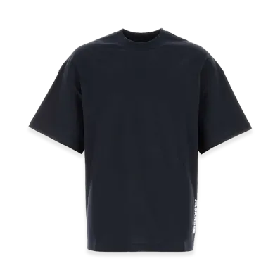 Jil Sander Cotton T-Shirt "Midnight Blue"