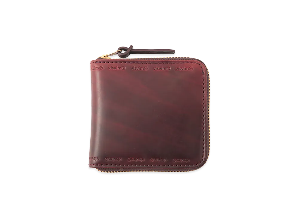visvim Leather Bi-Fold (Cordovan) "Burgundy"