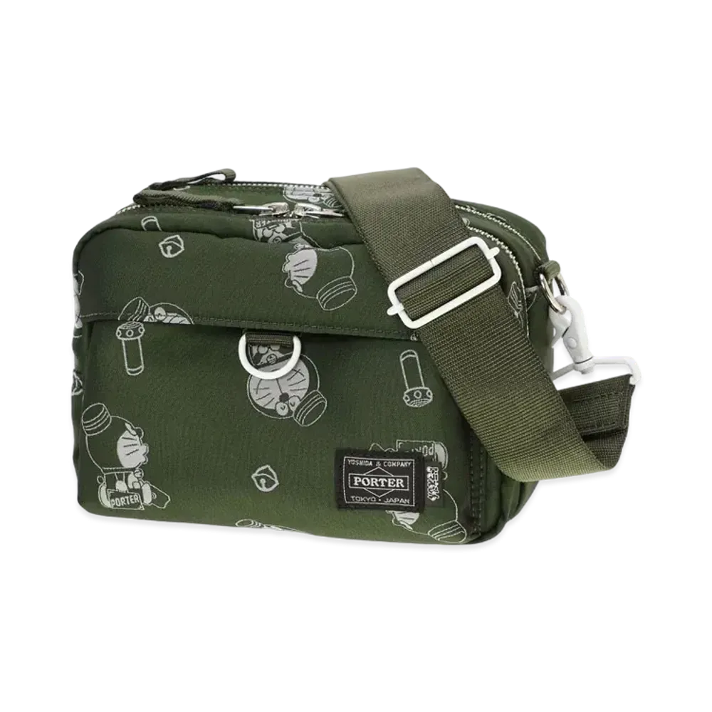 PORTER x Doraemon Shoulder Bag "Olive"