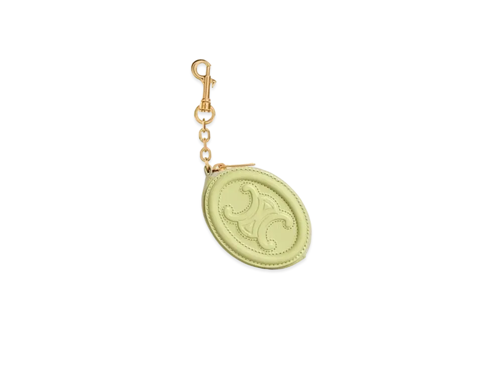 CELINE Purse With Hook Cuir Triomphe In Smooth Calfskin "Light Jade"