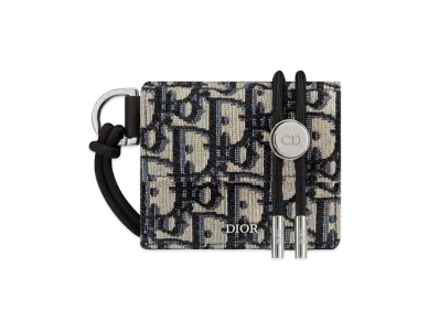 Dior D-Touch 3 Fold Wallet Dior Oblique Jacquard "Beige"