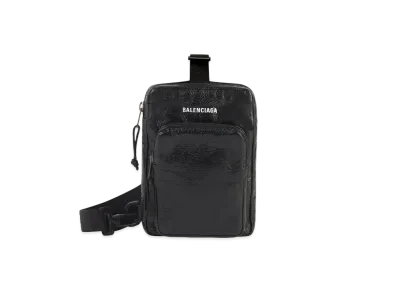 BALENCIAGA Explorer Crossbody Messenger Bag "Black"
