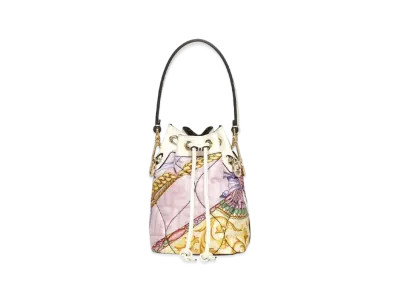 FENDI x Versace Fendace Printed Pink Silk Mini Bag "Pink"