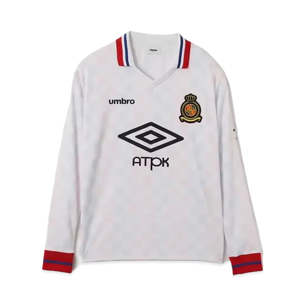 UMBRO x atmos pink Long-Sleeve Jersey "White"