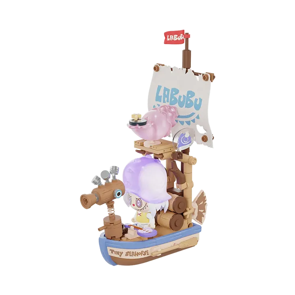 POP MART THE MONSTERS Chasing Mermaids Series Blocks The Tiny Seahorse