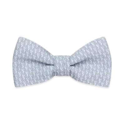 Dior Oblique Bow Tie Silk "Light Blue"