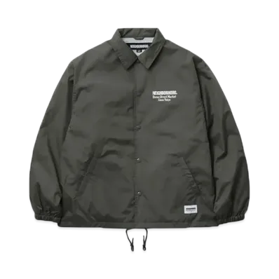 NEIGHBORHOOD x Dover Street Market Ginza Coach Jacket "Olive" 251TSNH-JKM01S
