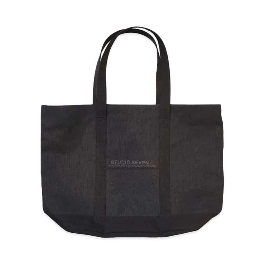 STUDIO SEVEN Canvas Tote Bag "BLACK"