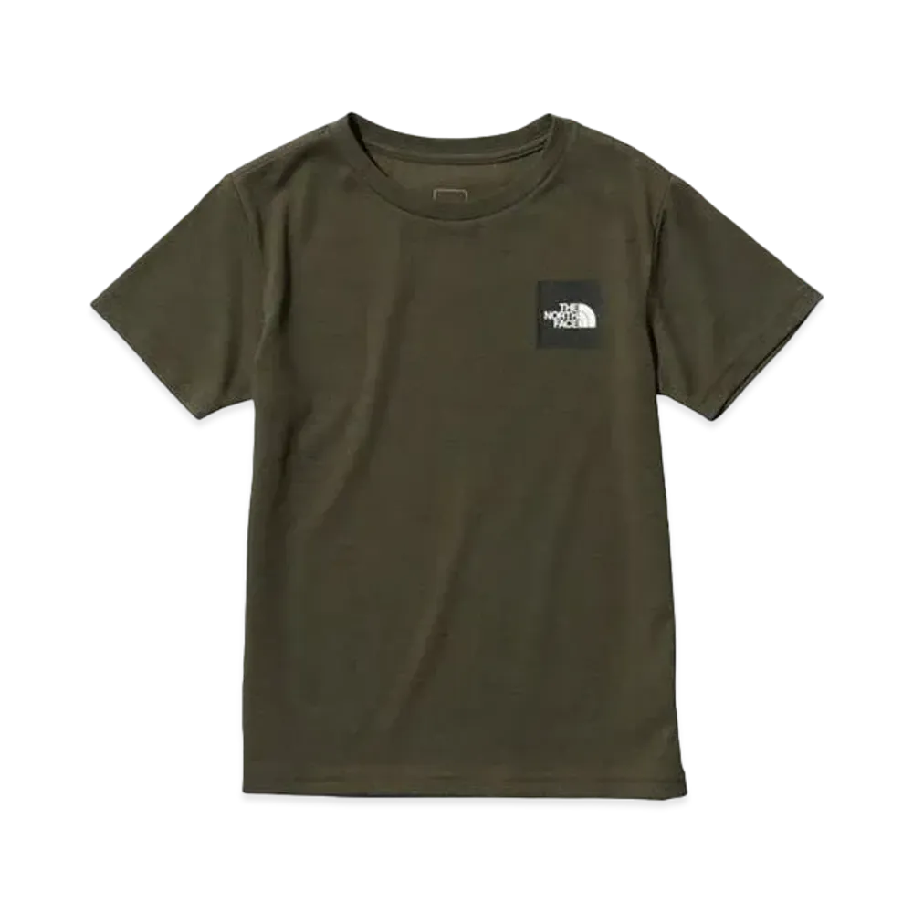 The North Face S/S Small Square Logo Tee Kids "New Taupe"