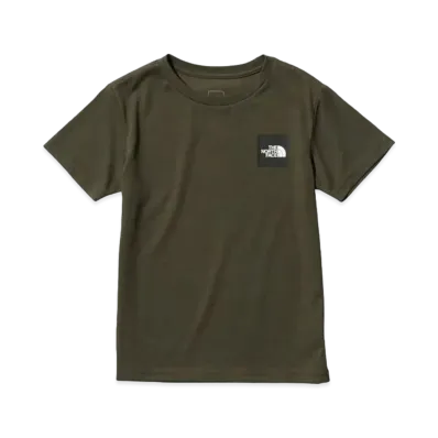 The North Face S/S Small Square Logo Tee Kids "New Taupe"