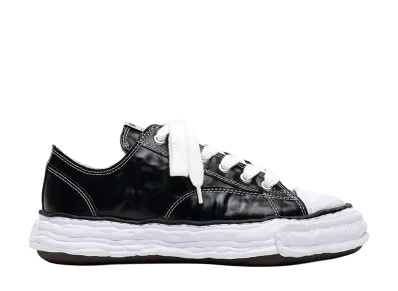 Maison MIHARA YASUHIRO PETERSON23 OG Sole Wrinkled Leather Low-top Sneaker "Black"