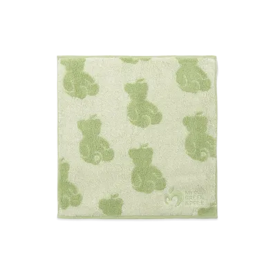 GELATO PIQUE x Mrs. GREEN APPLE Bear Hand Towel "Green"