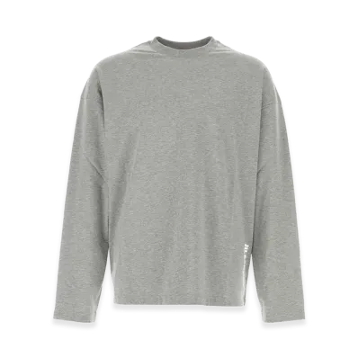 Jil Sander Cotton T-Shirt "Gray"
