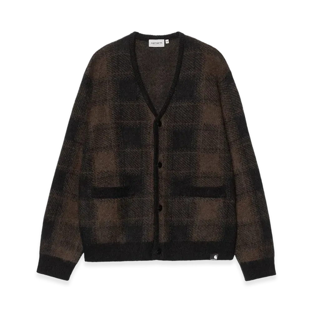 Carhartt WIP Everson Cardigan "Everson Jacquard/Black/Palisander"