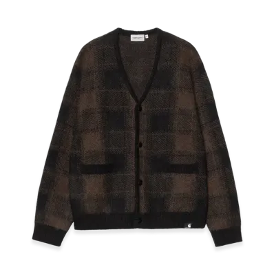 Carhartt WIP Everson Cardigan "Everson Jacquard/Black/Palisander"