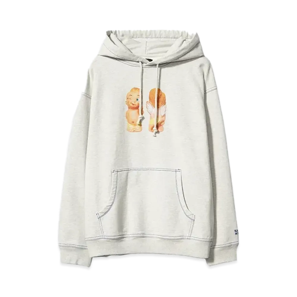 RASSVET MEN MERCI HOODIE KNIT "ASH GREY"