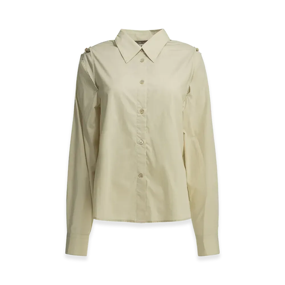 OUR LEGACY Women's "Slip" Casual Shirt "Beige"