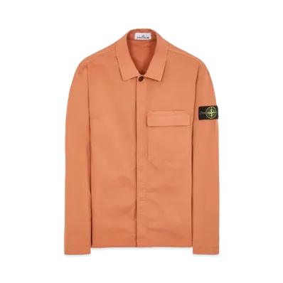 Stone Island 10710 SUPIMA Cotton Twill Stretch-TC "Red Brown"