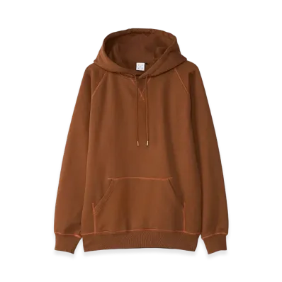 POP TRADING COMPANY Logo Hoodie "Brown"