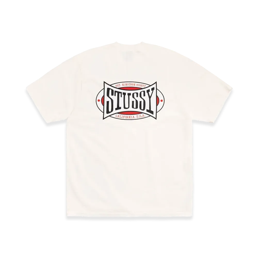 Stussy Champion Oval Tee Pigment Dyed "Natural"