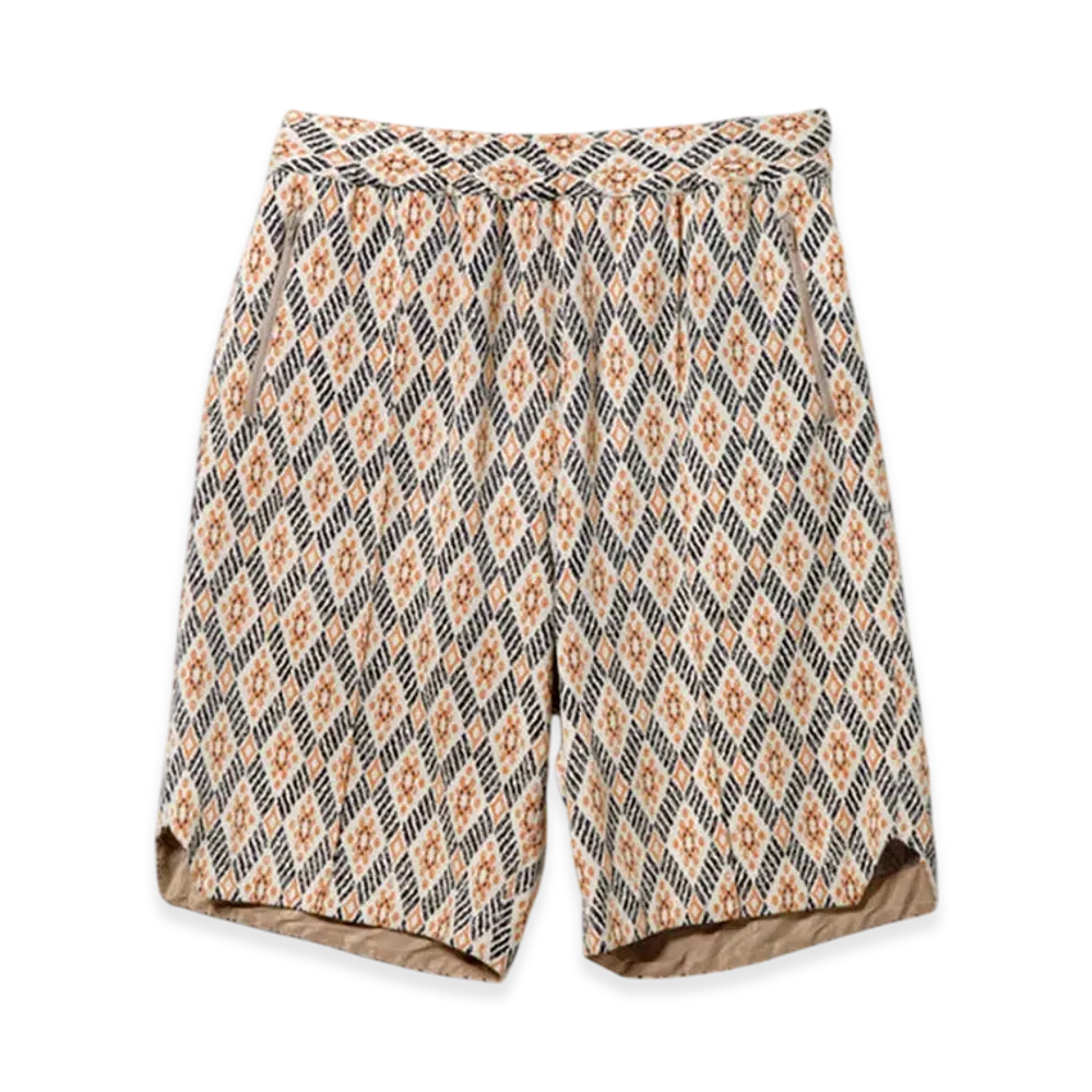 ENGINEERED GARMENTS BB Short - Crest Knit Jacquard "Pink"
