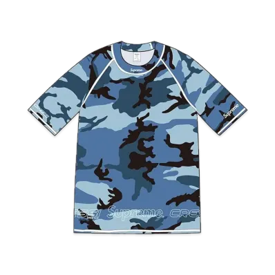 Supreme x Cressi Rash Guard "Blue Camo"