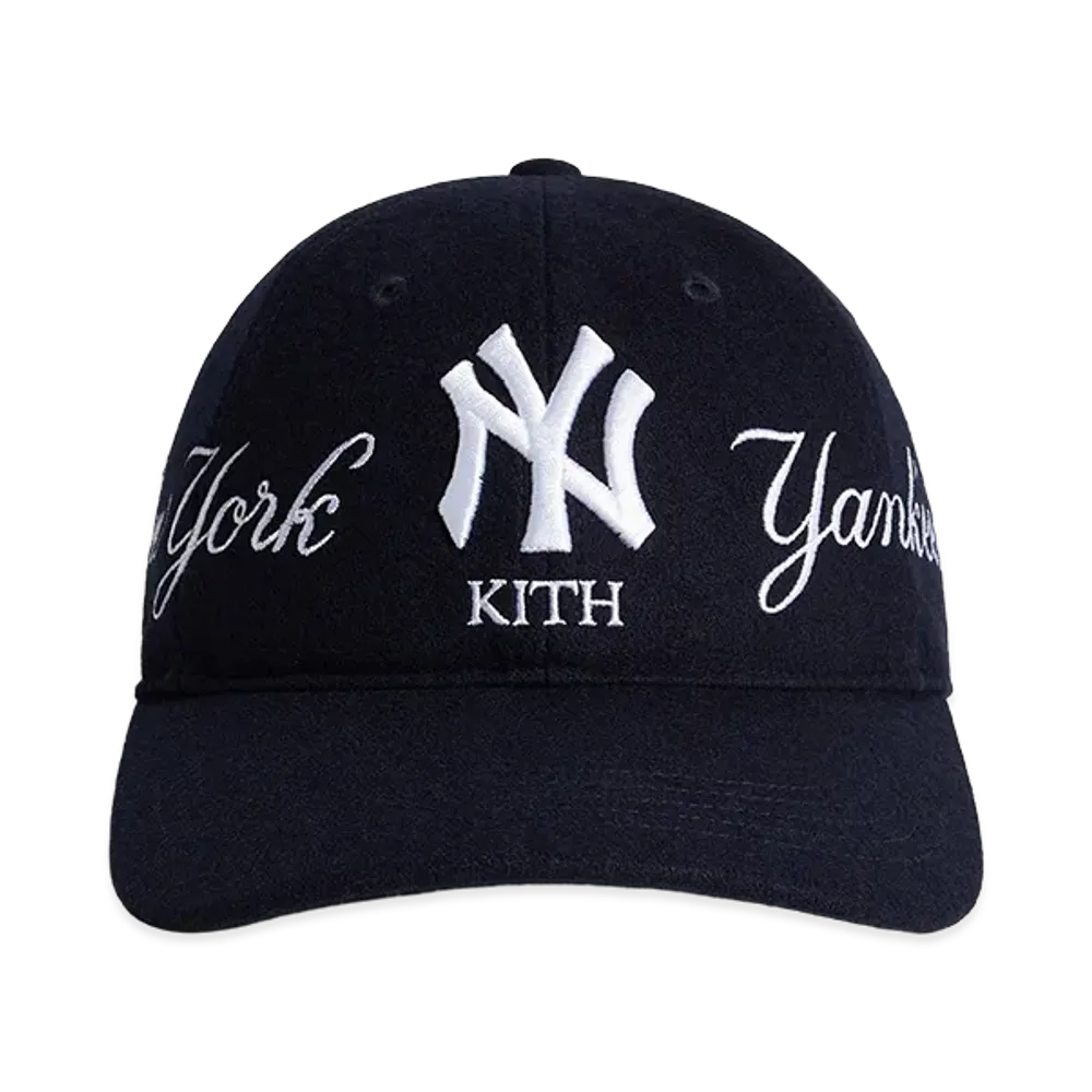 Kith x '47 x The New York Yankees Kids Wool Clean Up Cap "Nocturnal"