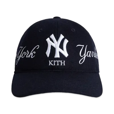 Kith x '47 x The New York Yankees Kids Wool Clean Up Cap "Nocturnal"