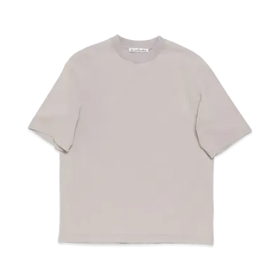 Acne Studios Crew Neck T-Shirt - Relaxed Fit "Dusty Purple"