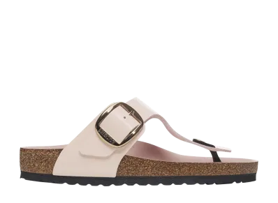 BIRKENSTOCK Women's Gizeh Big Buckle "High Shine Light Rose"