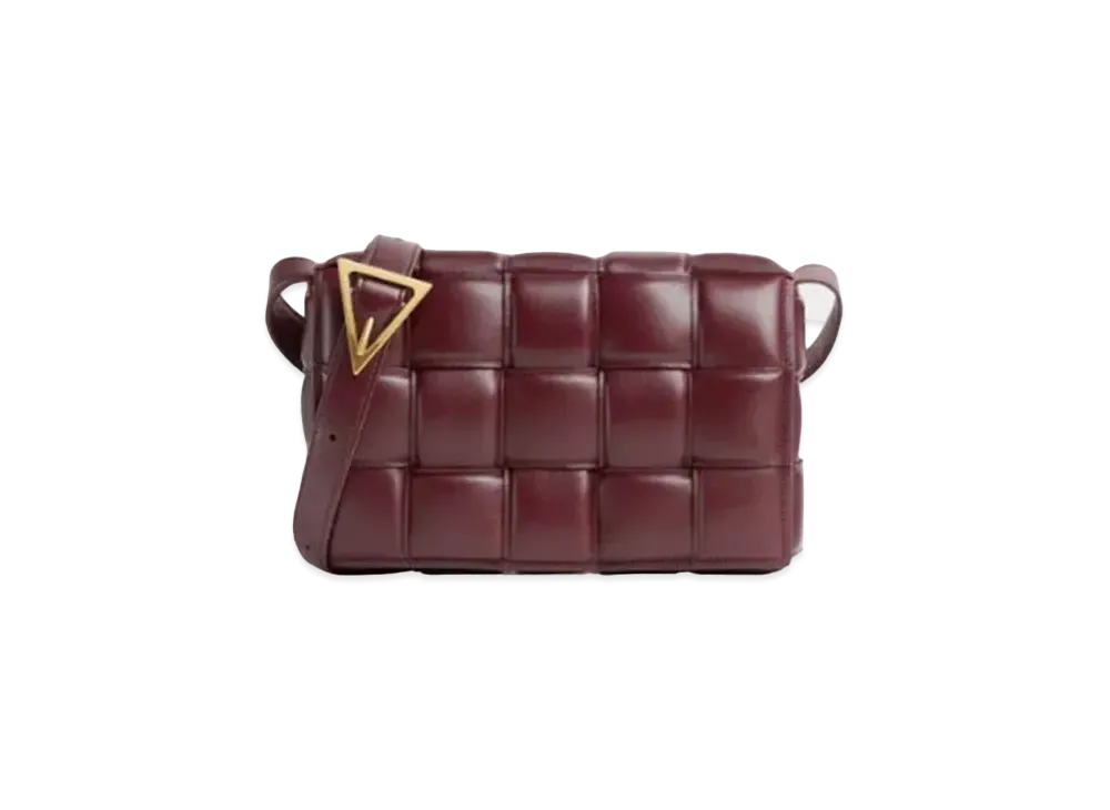 Bottega Veneta Intrecciato Leather Crossbody Bag "Barolo"