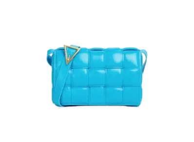 Bottega Veneta Intrecciato Leather Crossbody Bag "Pool"