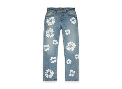 DENIM TEARS Straight Cotton Wreath Denim Pant "Light Wash"