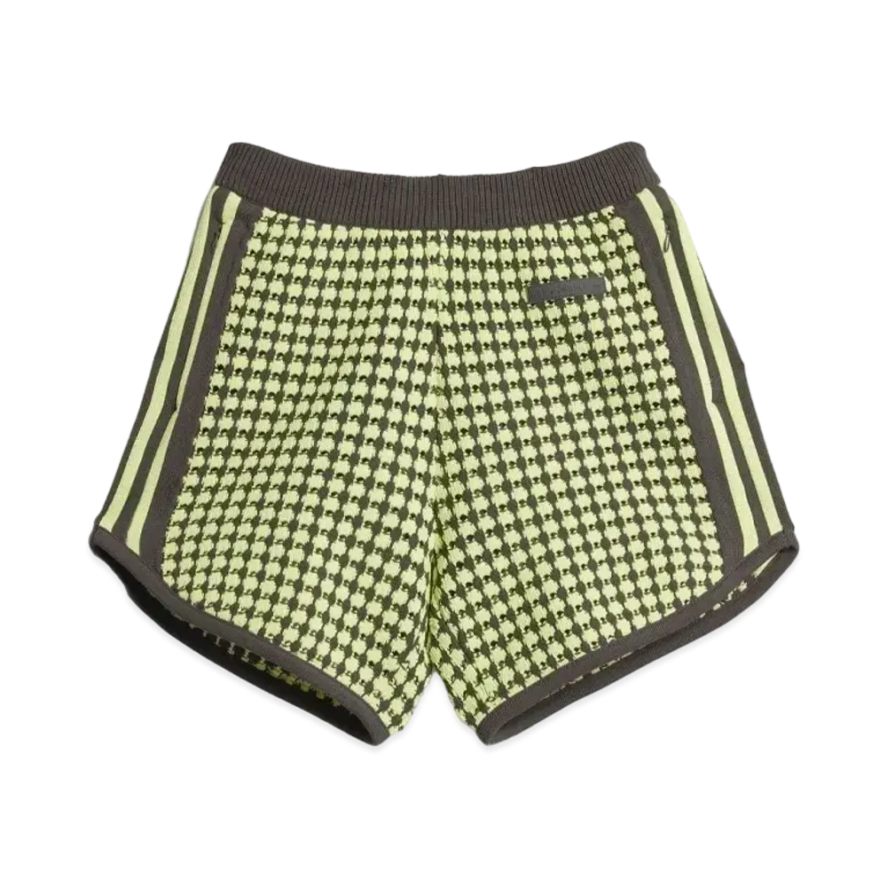 adidas x Wales Bonner Knit Shorts "Semi-Frozen Yellow/Night Brown"
