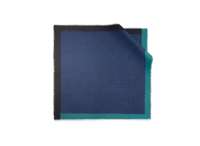 BVLGARI Logomania Scarf "Blue"