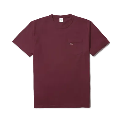 Noah Pocket Tee "Burgundy"