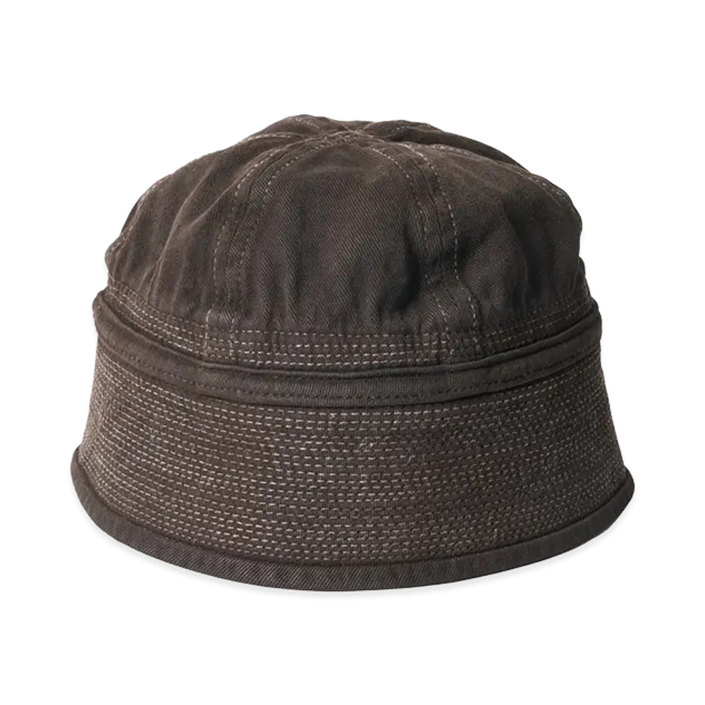 T.T Taiga Takahashi LOT.007 US Naval Hat "Mud Dyed Brown"