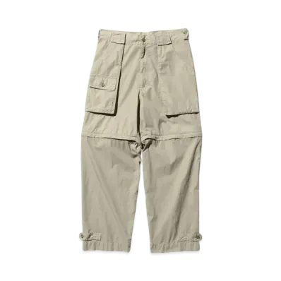 BEAMS Bush Pants ll CO/NY Garment Dye "Sage"