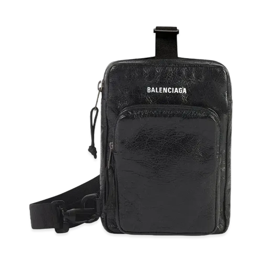 BALENCIAGA Explorer Crossbody Messenger Bag "Black"