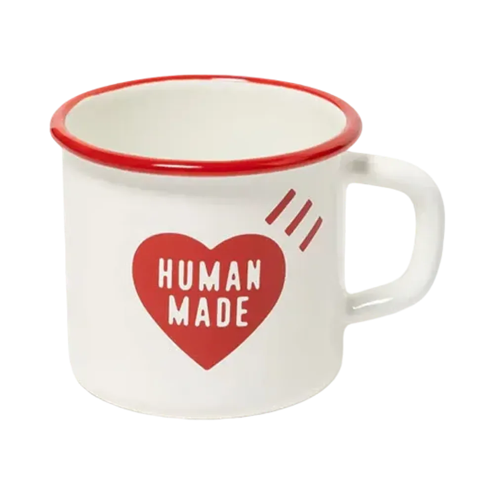 HUMAN MADE Enamel Mug 270ml "Red" HM27GD159
