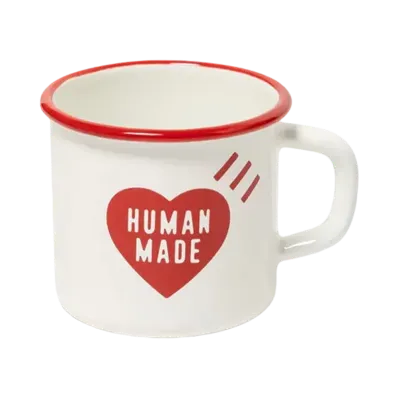 HUMAN MADE Enamel Mug 270ml "Red" HM27GD159