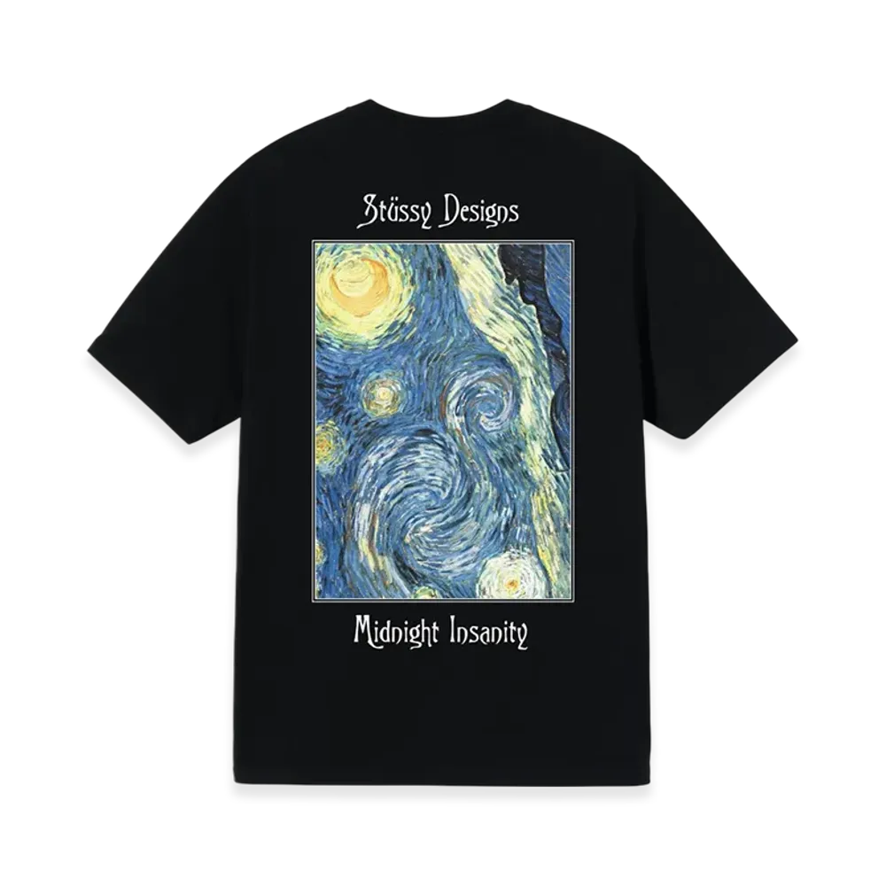 Stussy Midnight Insanity Tee "Black"