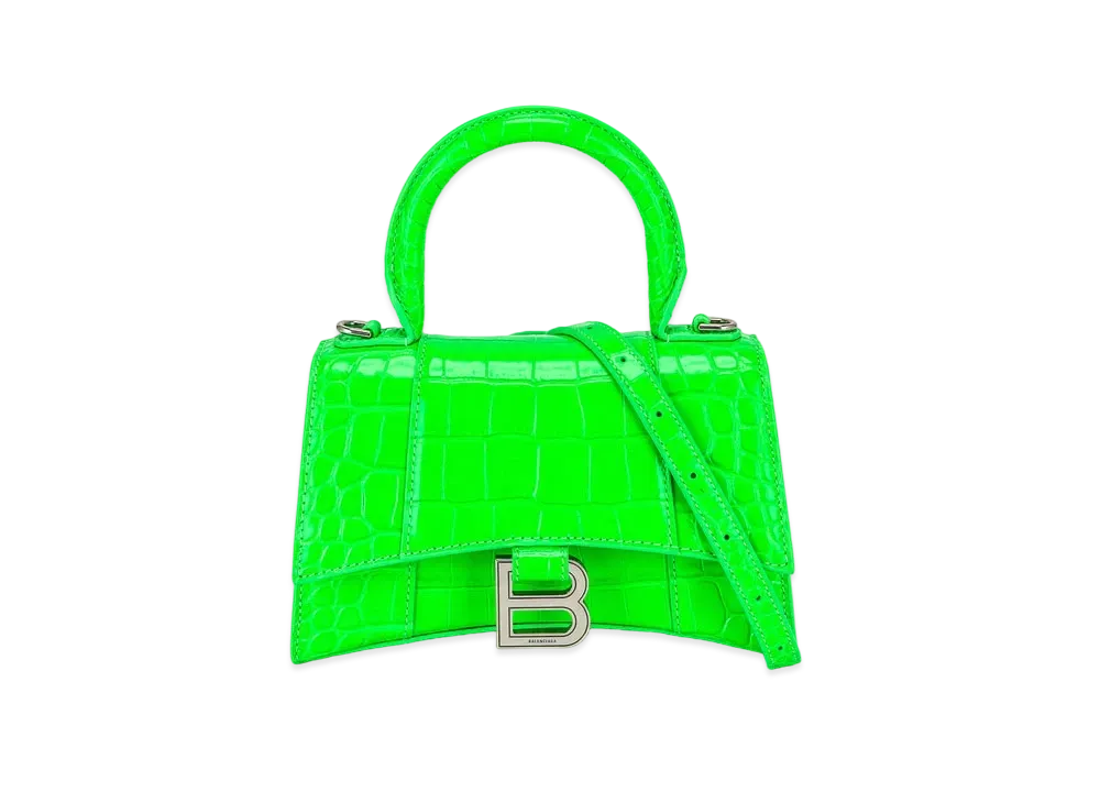 BALENCIAGA Hourglass Plus Small Handbag "Green"