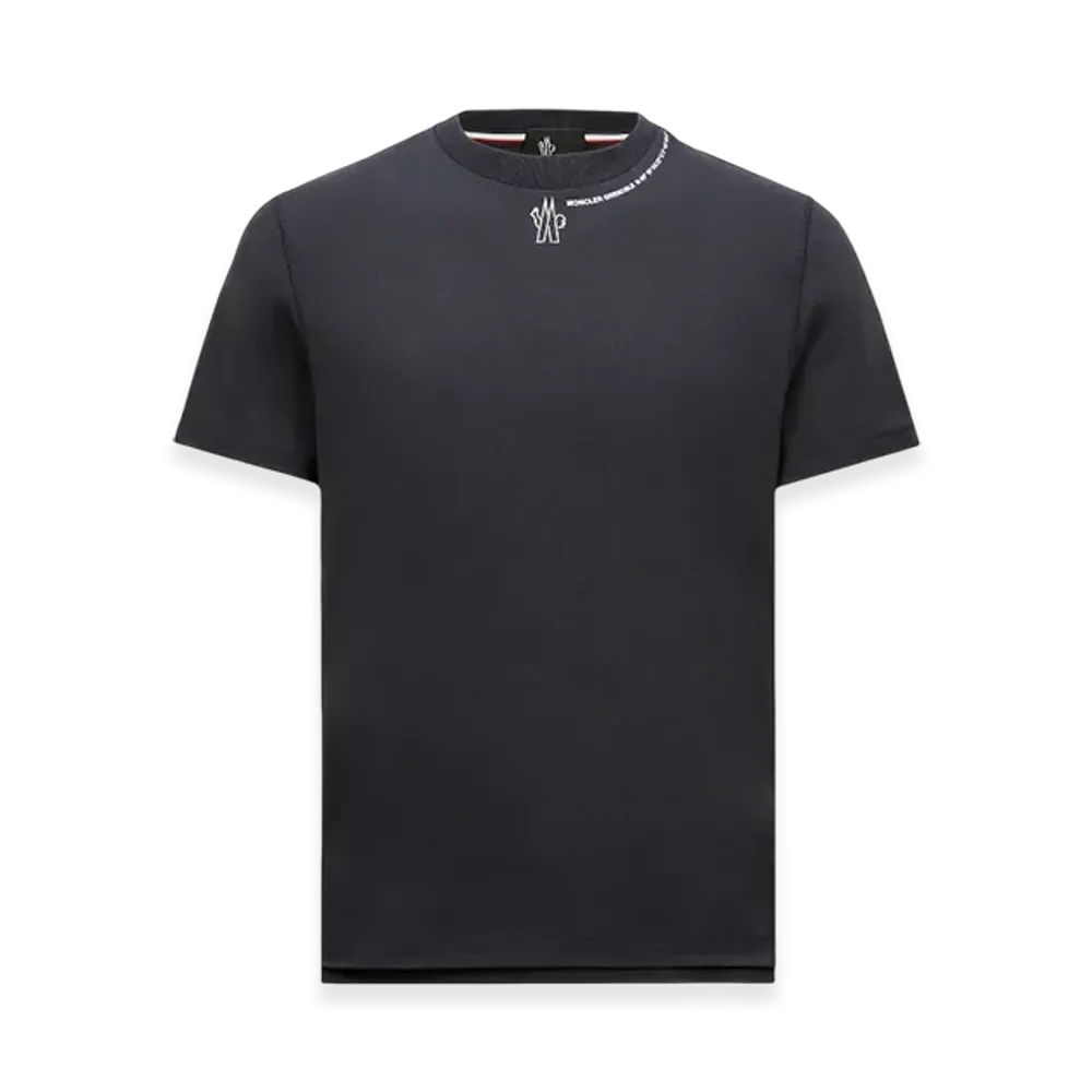 MONCLER Logo Cotton T-Shirt "Navy Blue"