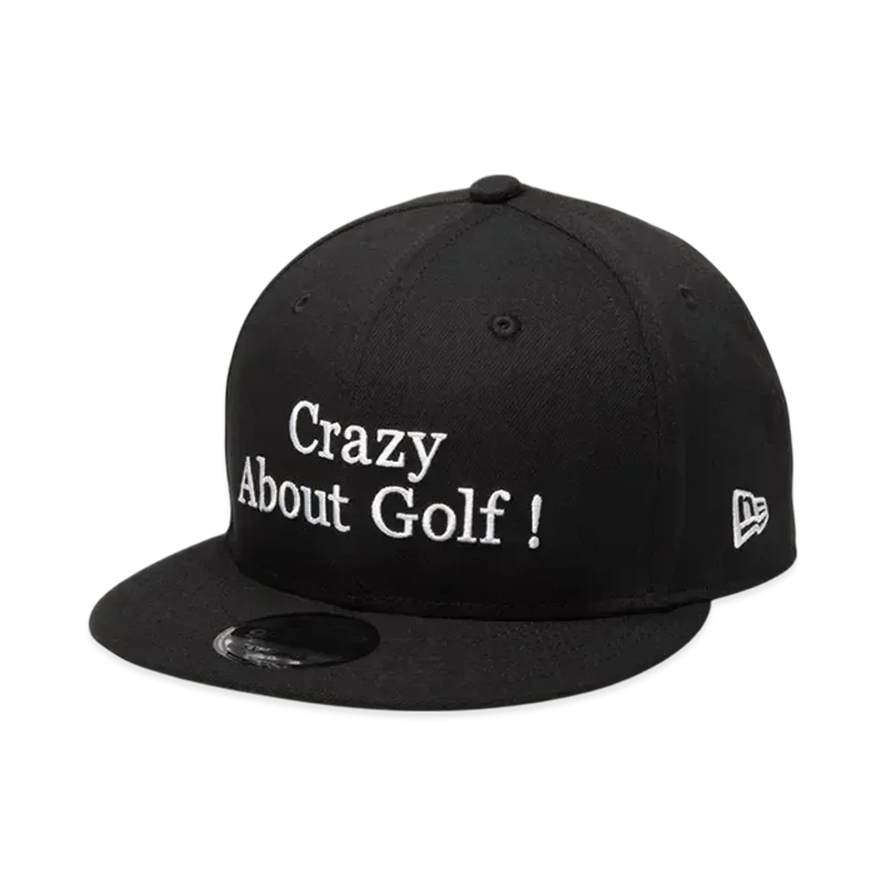 NEW ERA Golf 9Fifty Crazy About Golf "Black"