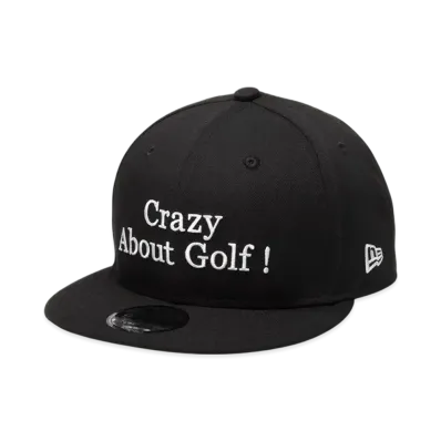 NEW ERA Golf 9Fifty Crazy About Golf "Black"