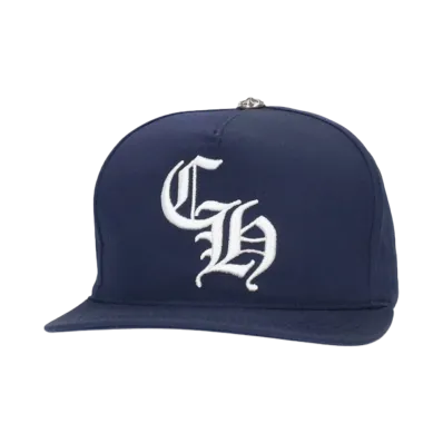 Chrome Hearts Baseball Cap 5 Panel CH "Navy/Silver"
