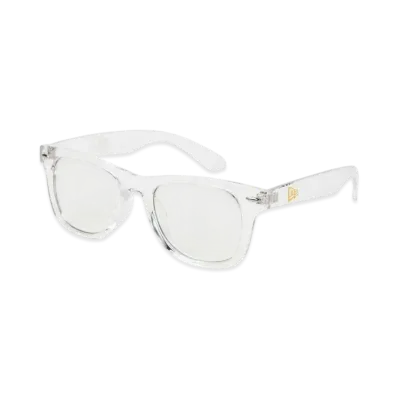 NEW ERA Sunglasses Wellington Square Lens Clear Frame Photochromic Green Lens "Clear/Green"