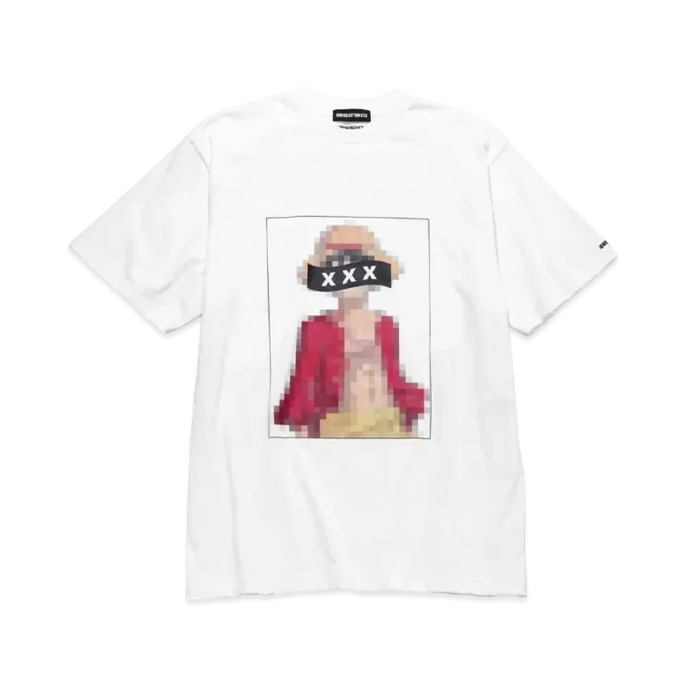 GOD SELECTION XXX ONEPIECE T-SHIRT GX-S21-OPST-01 Luffy "White"